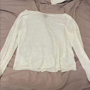 Eileen Fisher Linen Boatneck Top